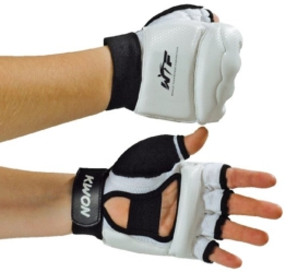 KWON Boxhandschuhe Handschutz Taekwondo WTF, weiß, M, 4009002 -
